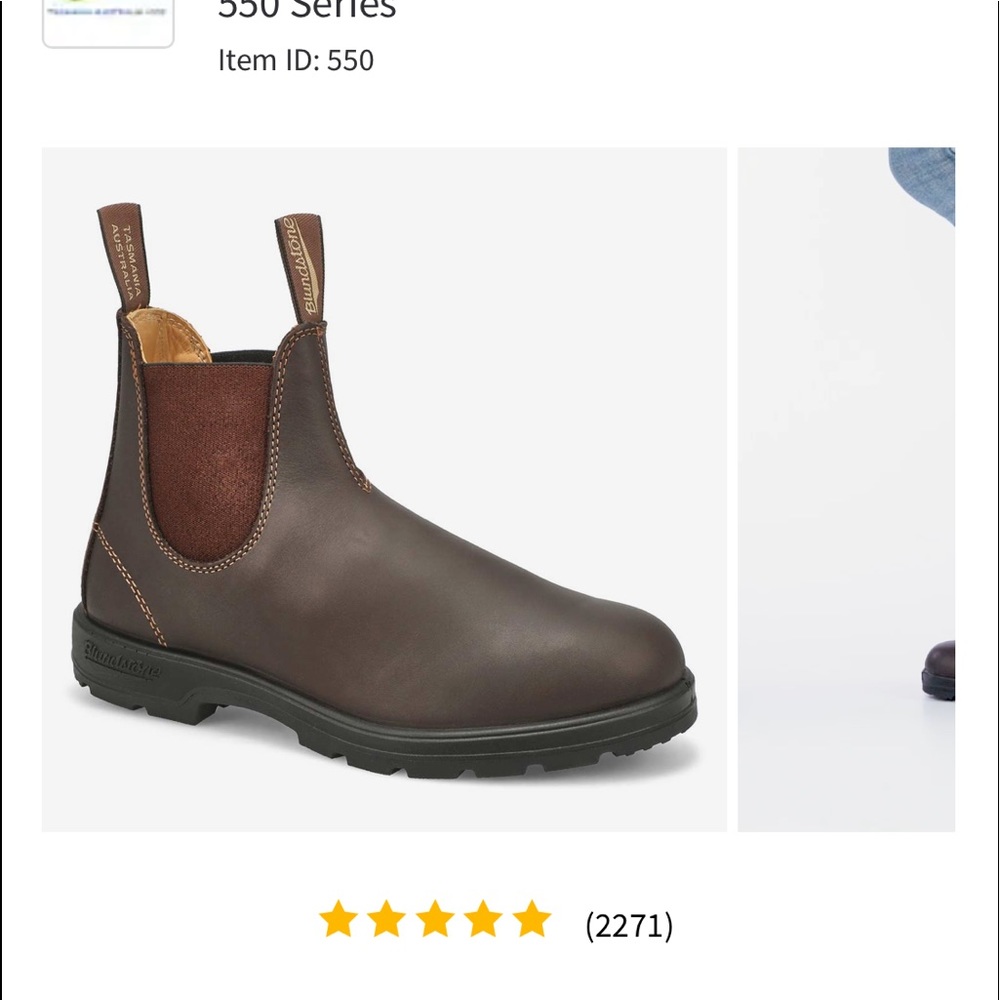 BLUNDSTONE UNISEX 550 original boot